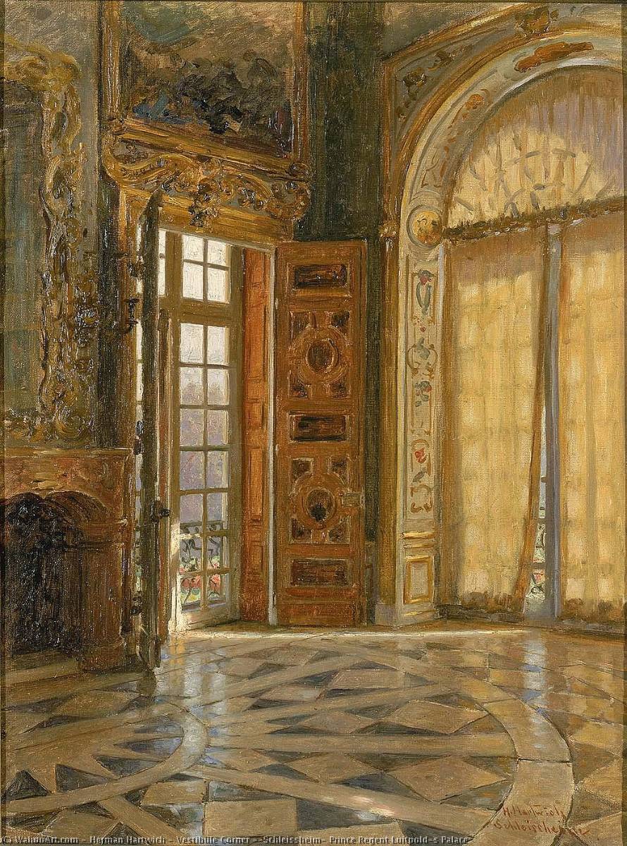 Vestibule Corner ''schleissheim, Prince Regent Luitpold's Palace — Herman Hartwich
