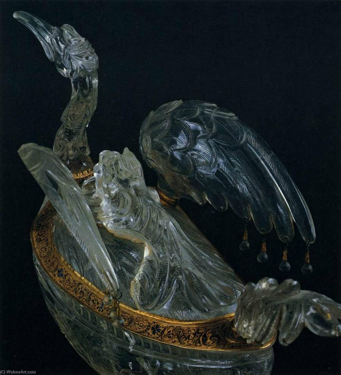 Heron Shaped Vase (detail) — Saracchi Brothers