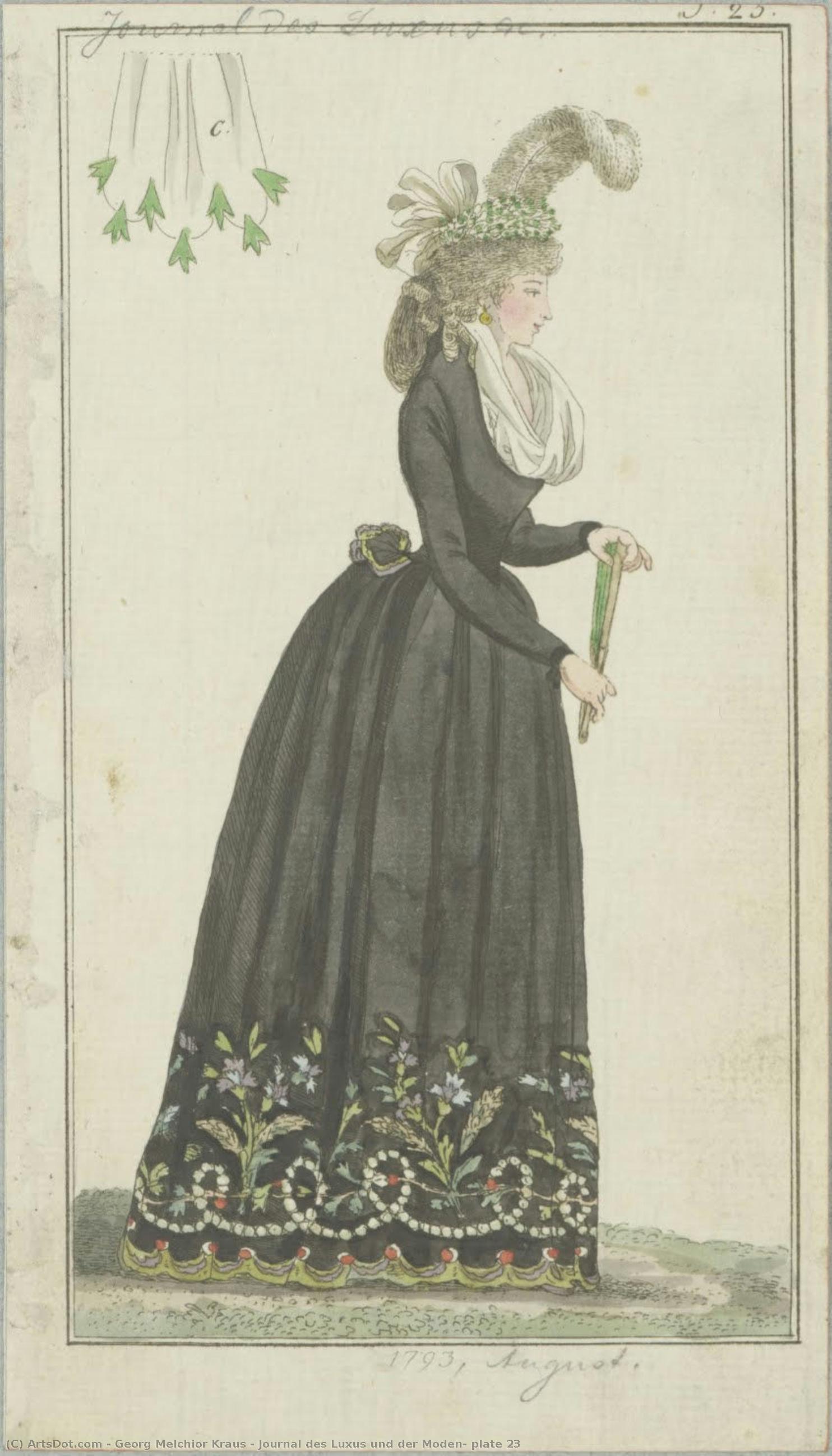 Journal Des Luxus Und Der Moden, Plate 23 — Georg Melchior Kraus