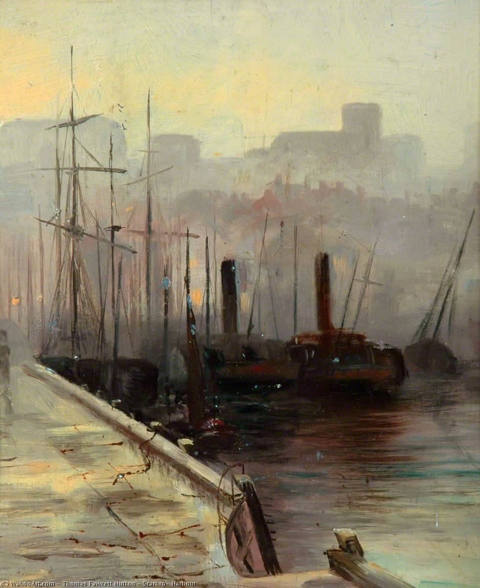 Scarbro' Harbour — Thomas Fawcett Hutton