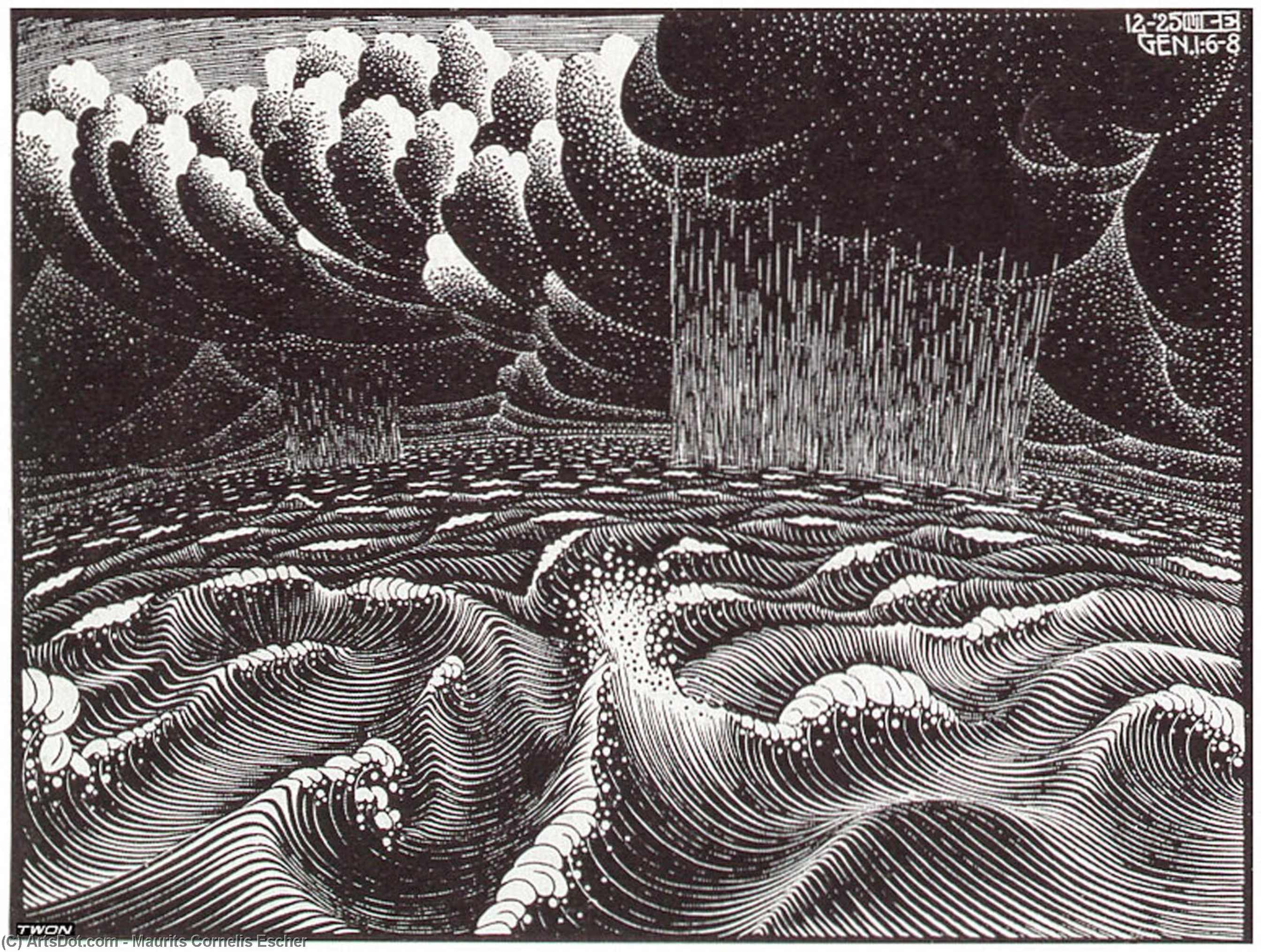 Second Day Of The Creation — Maurits Cornelis Escher