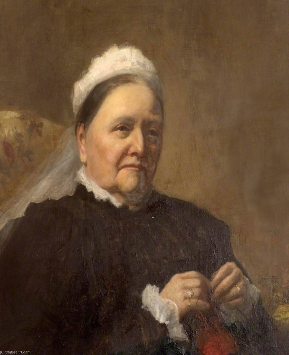 Mrs George Gilroy (detail) — Archibald David Reid