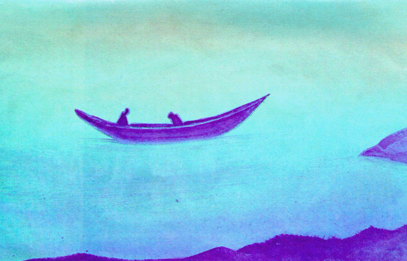Sadness (two In Boat) — Nikola Roerić