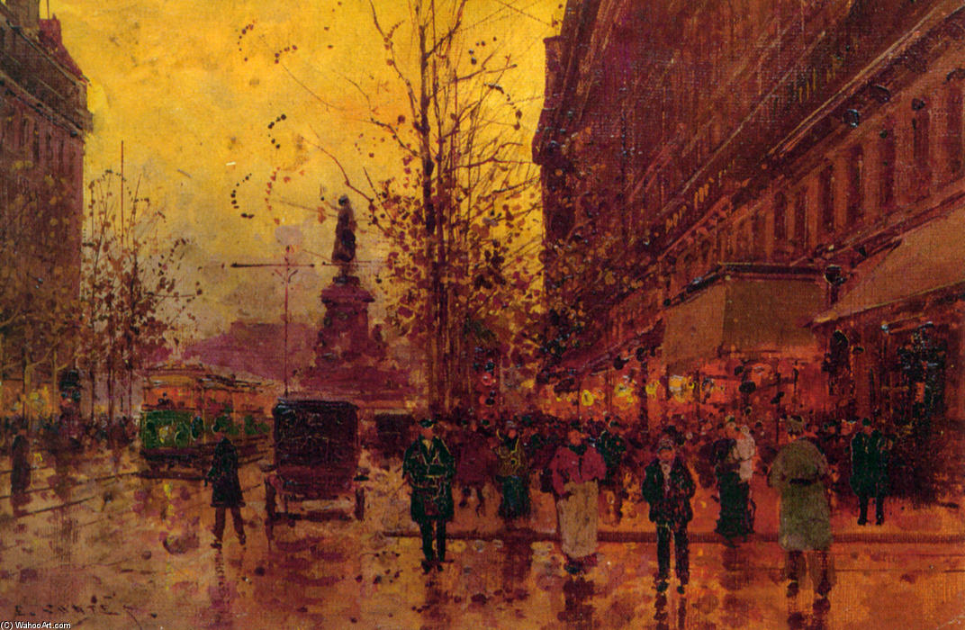 The Place De La Republique, Paris — Эдуард Кортес