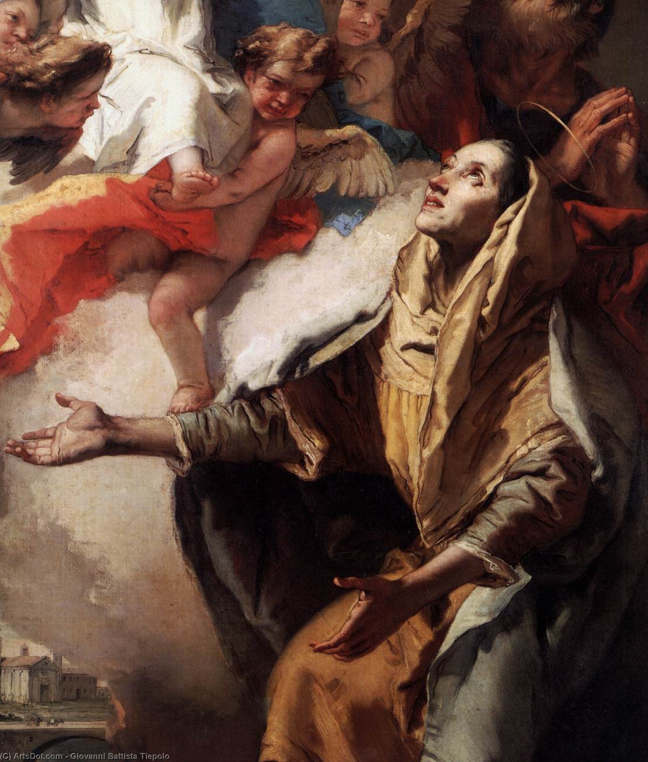 The Vision Of St Anne (detail) — Ђовани Батиста Тијеполо