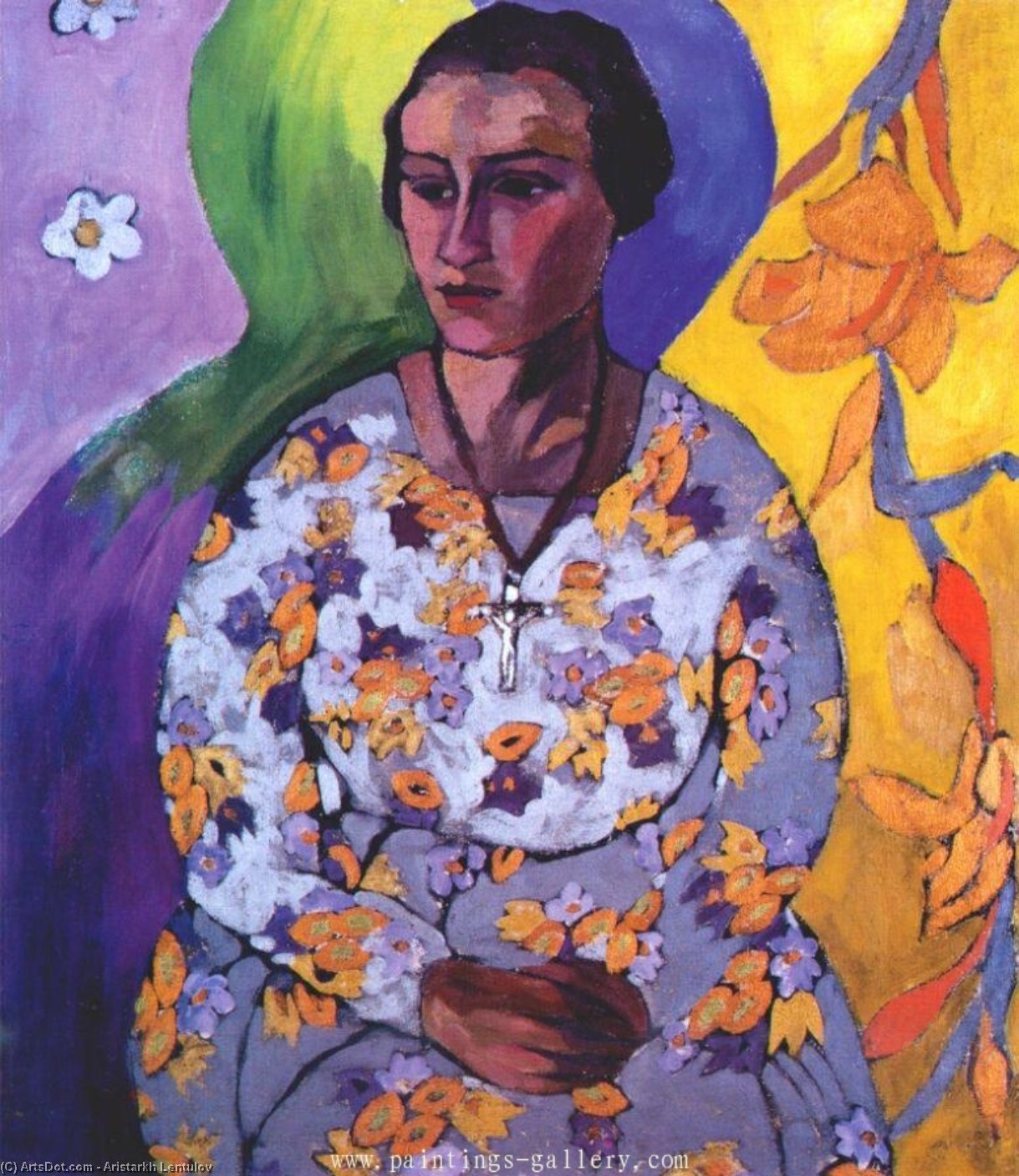Portrait Of N. Svendonskaya — Aristarkh Vasilevich Lentulov