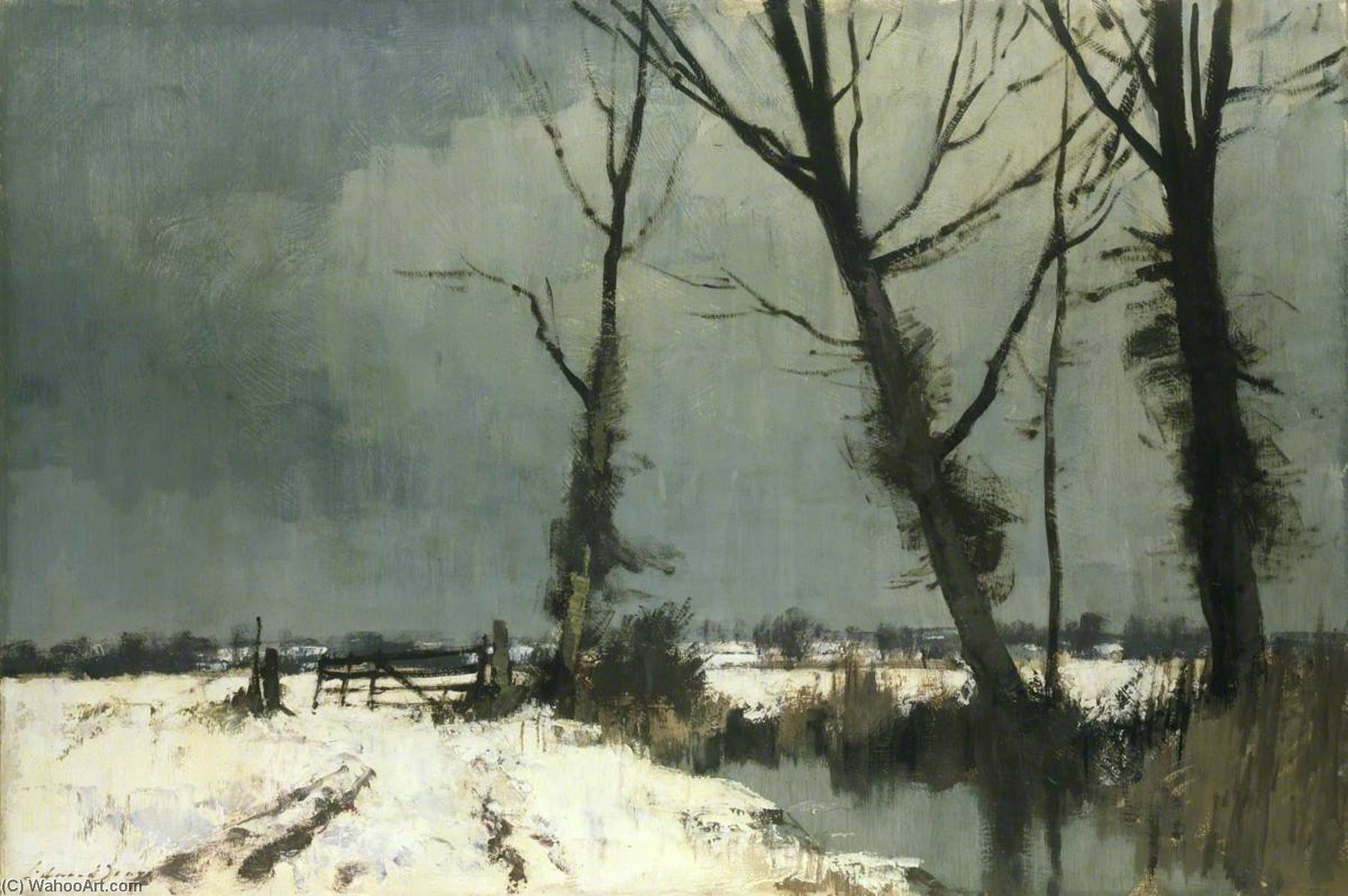 Winter Landscape, Norfolk — Edward Brian Seago