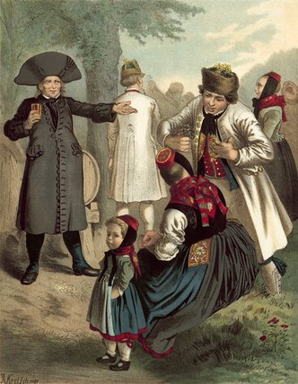 German Costume Thur-hessen — Albert Kretschmer