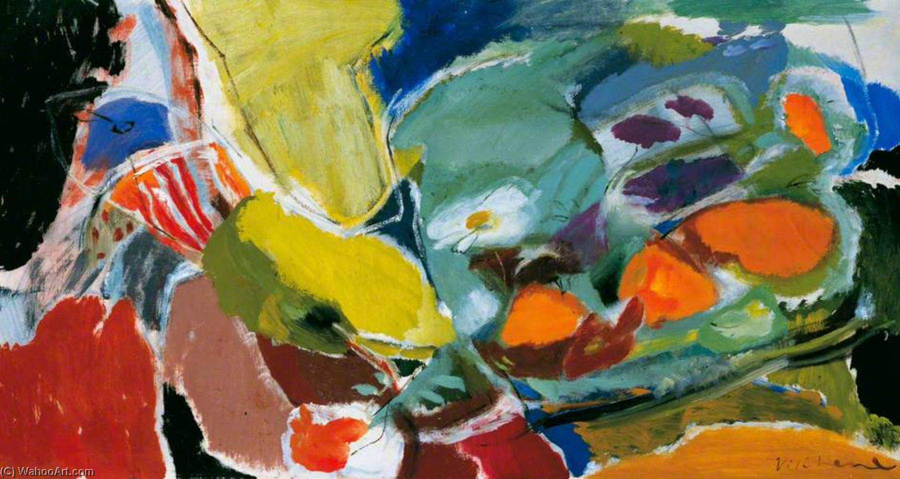 Patchwork Of Daisies And Marigolds — Ивон Хитченс