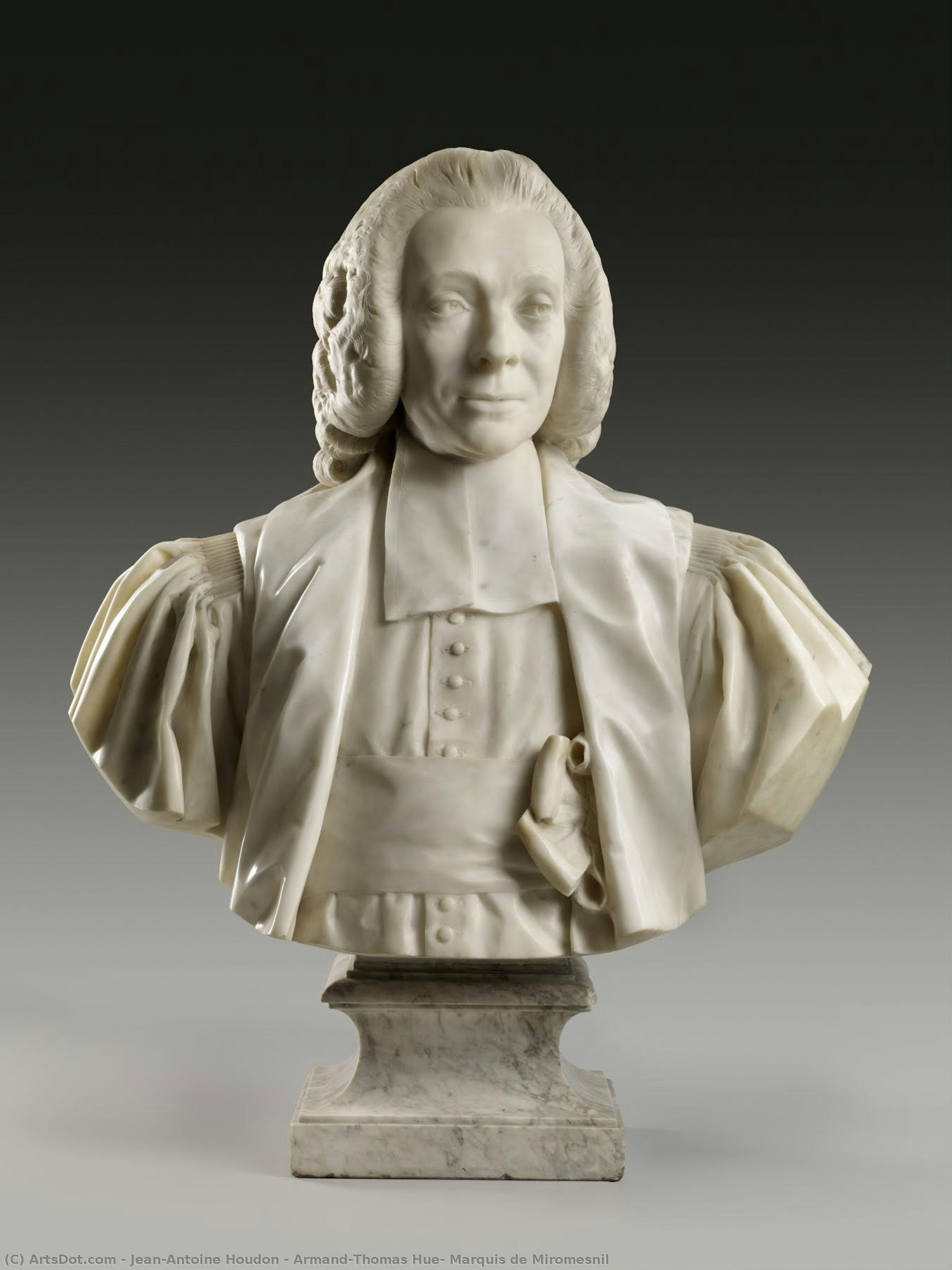 Armand-thomas Hue, Marquis De Miromesnil — Jean-antoine Houdon