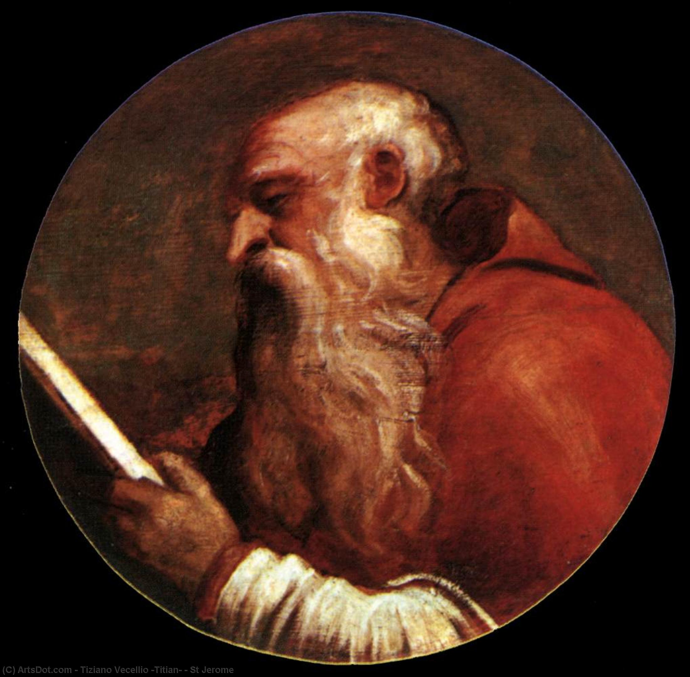 St Jerome — Тициан