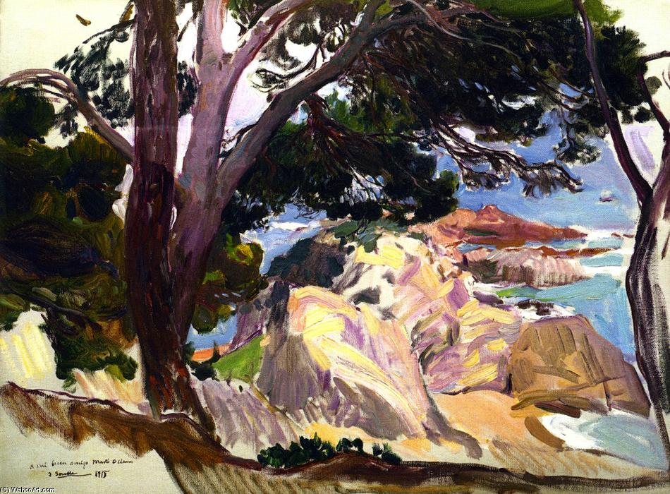 Landscape Of The Cove At Santa Cristina, Lloret Del Mar — Joaquín Sorolla Y Bastida