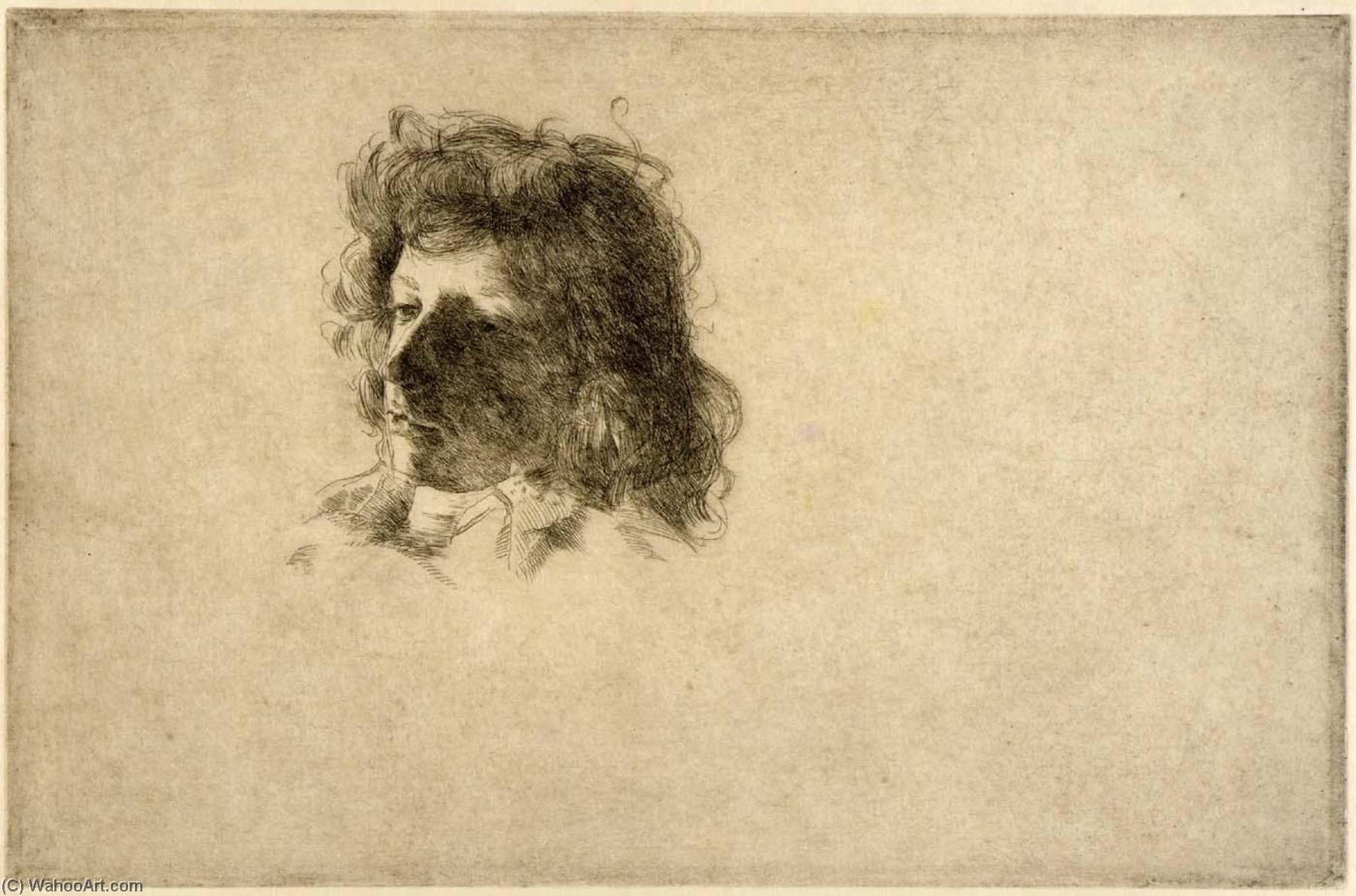 A Head — Julian Alden Weir