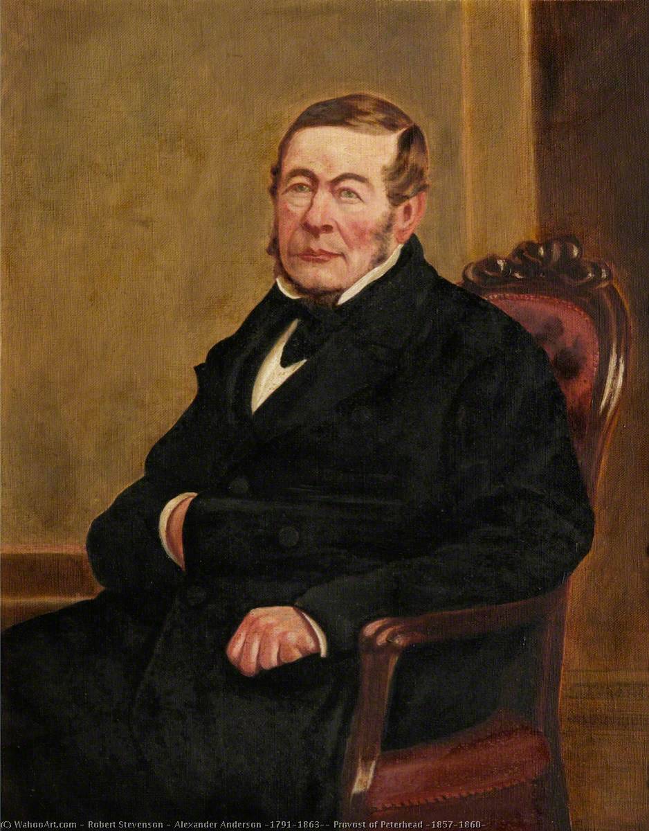 Alexander Anderson (1791–1863), Provost Of Peterhead (1857–1860) — Robert Stevenson