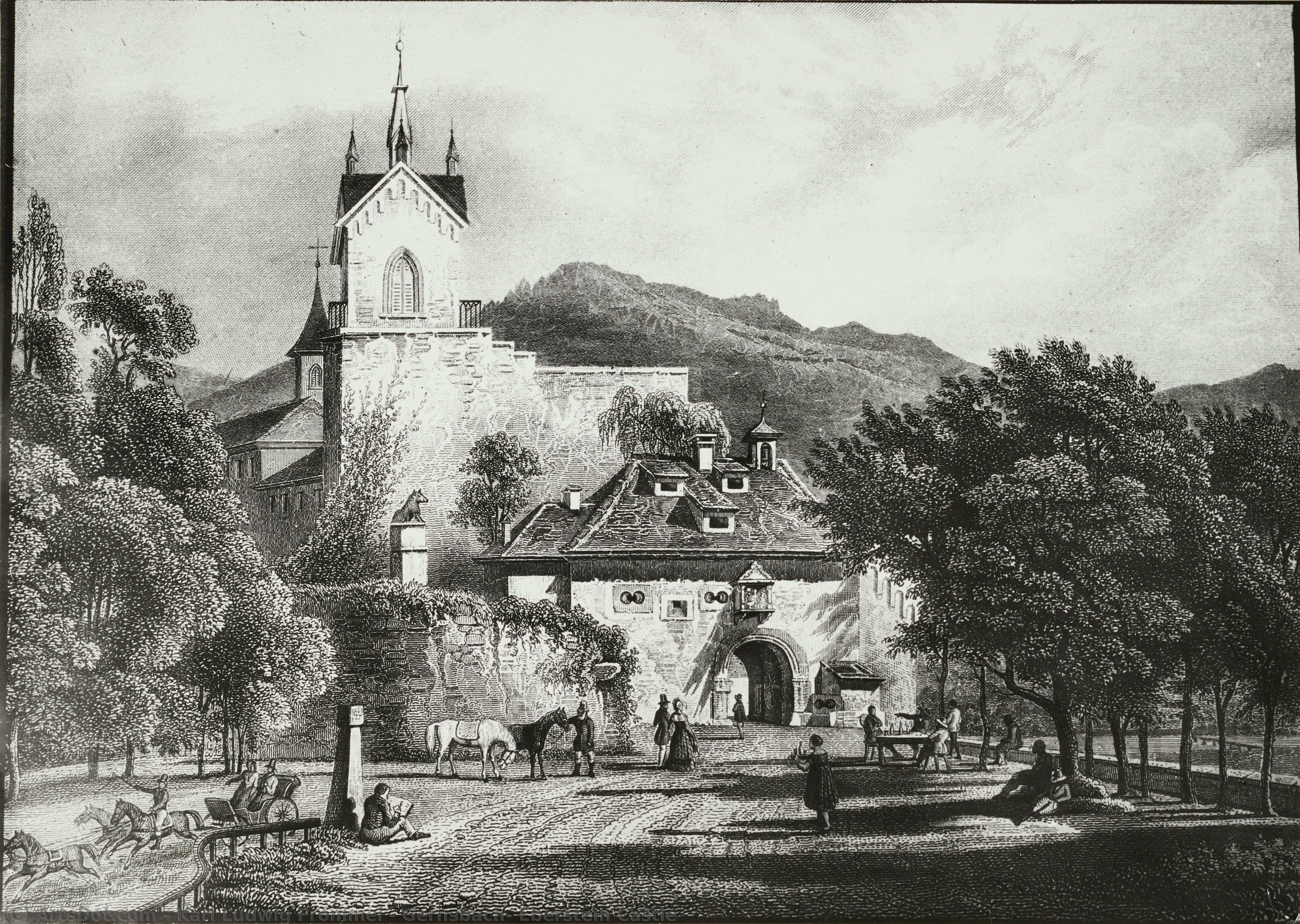 Gernsbach: Eberstein Castle — Karl Ludwig Frommel