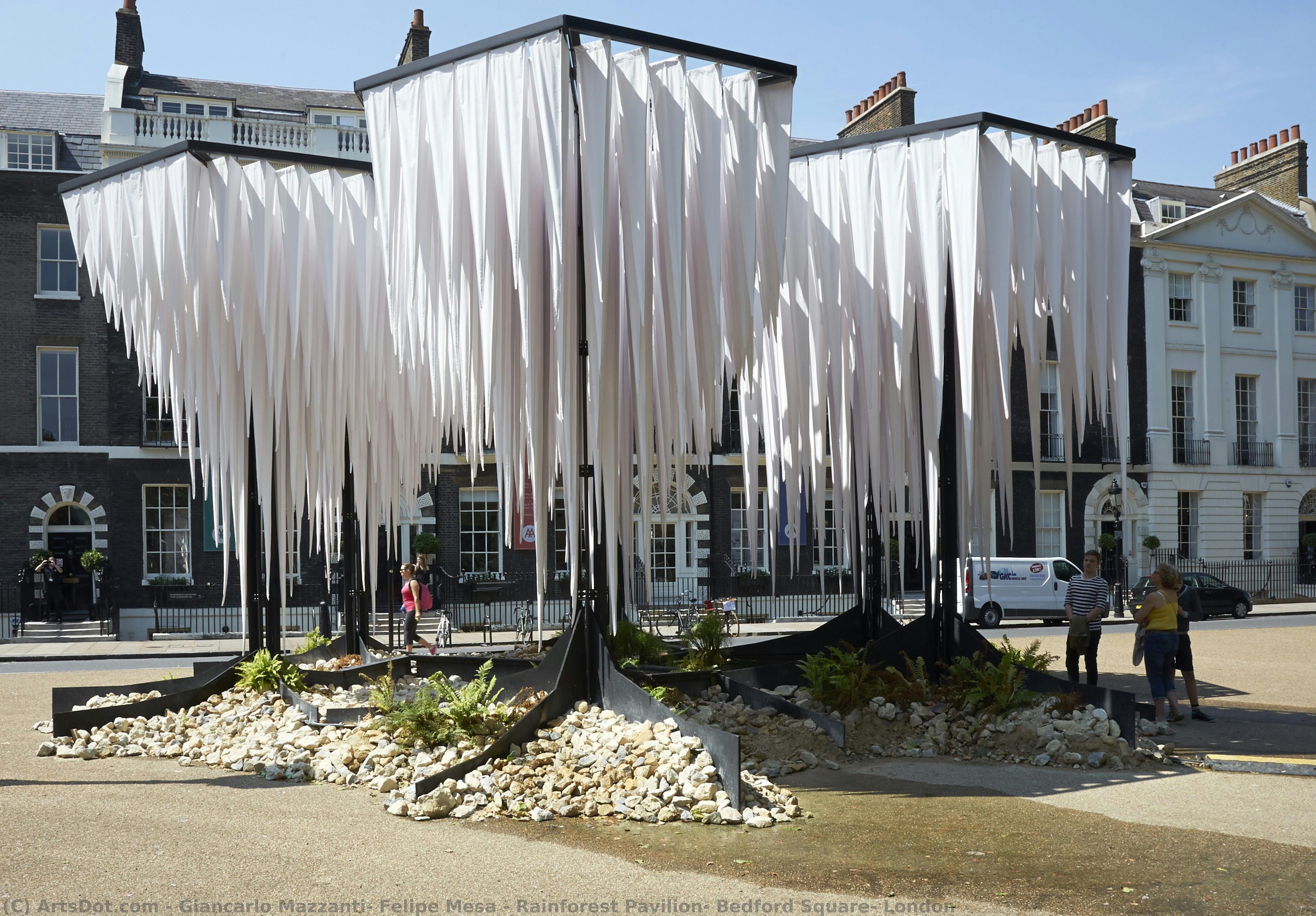 Rainforest Pavilion, Bedford Square, London — Giancarlo Mazzanti, Felipe Mesa
