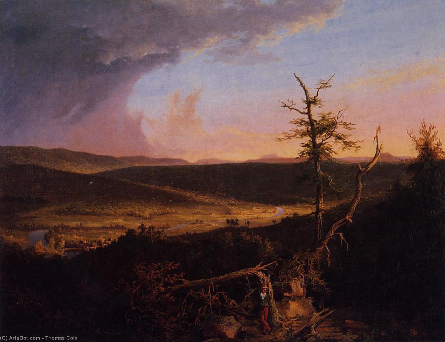 View On The Schoharie — Томас Коул
