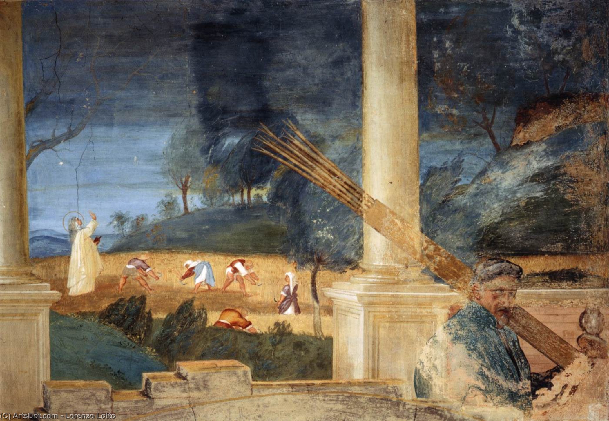 Legend Of St Brigid (detail) — Lorenzo Lotto