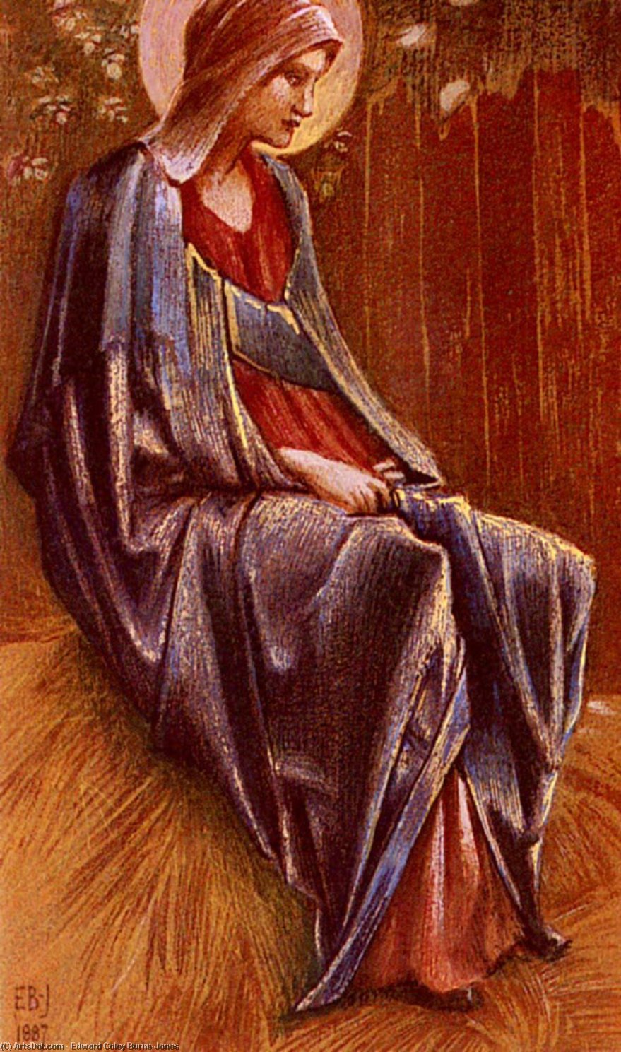The Virgin — Edward Coley Burne-jones