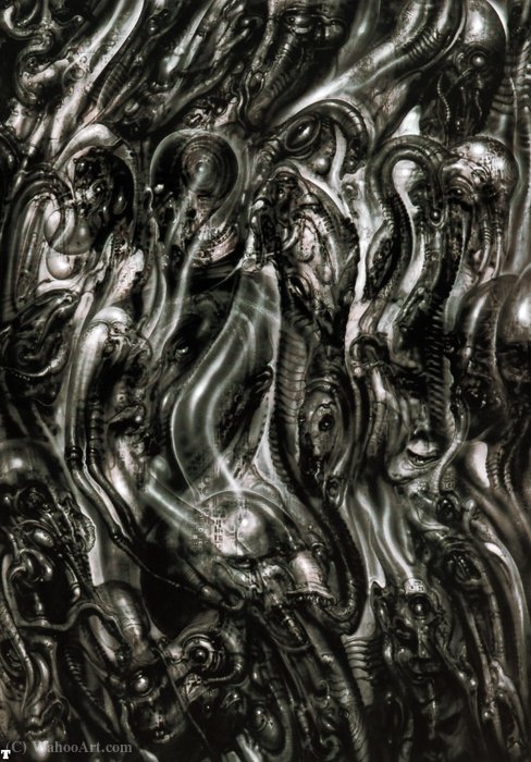 Hr Giger Biomechanicallandscape - (012) — H.r. Giger