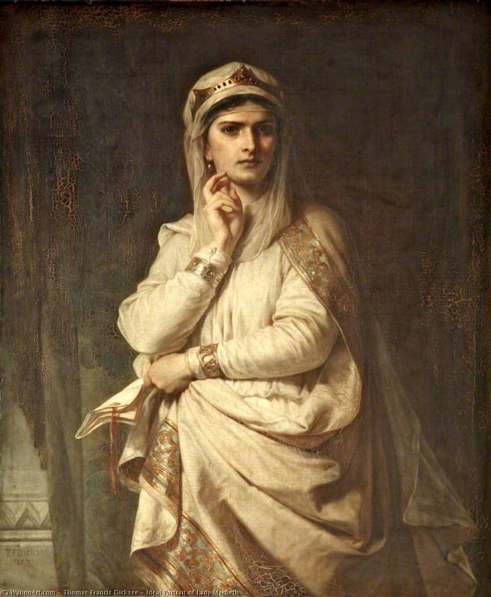 Ideal Portrait Of Lady Macbeth — Sir Thomas Francis Dicksee