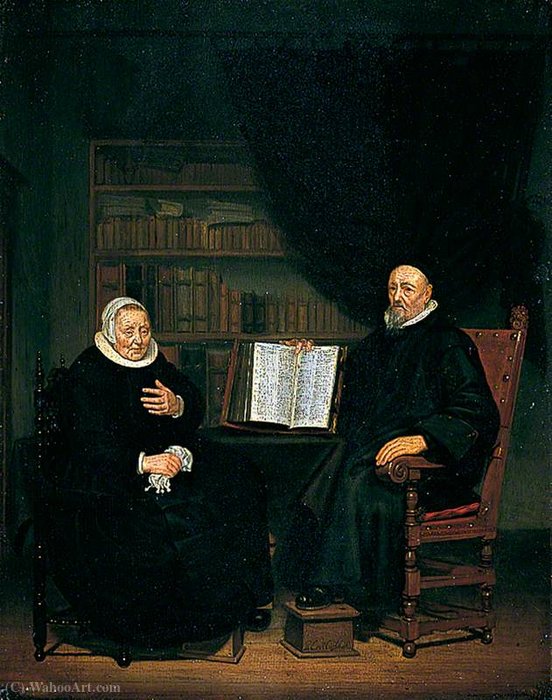 Burgomaster And His Wife — Michiel Van Musscher