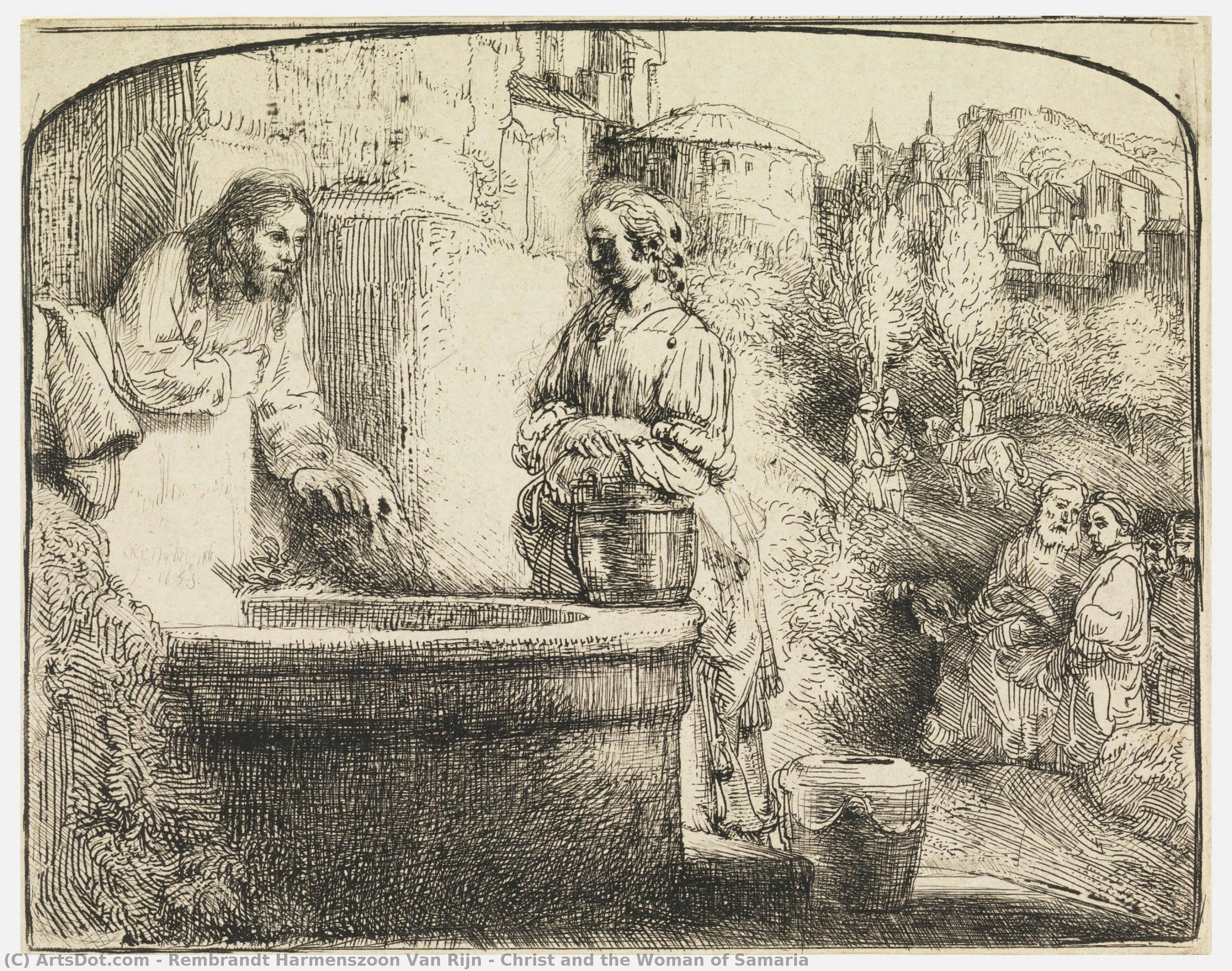 Cristo Y La Mujer Samaritana — Rembrandt Van Rijn