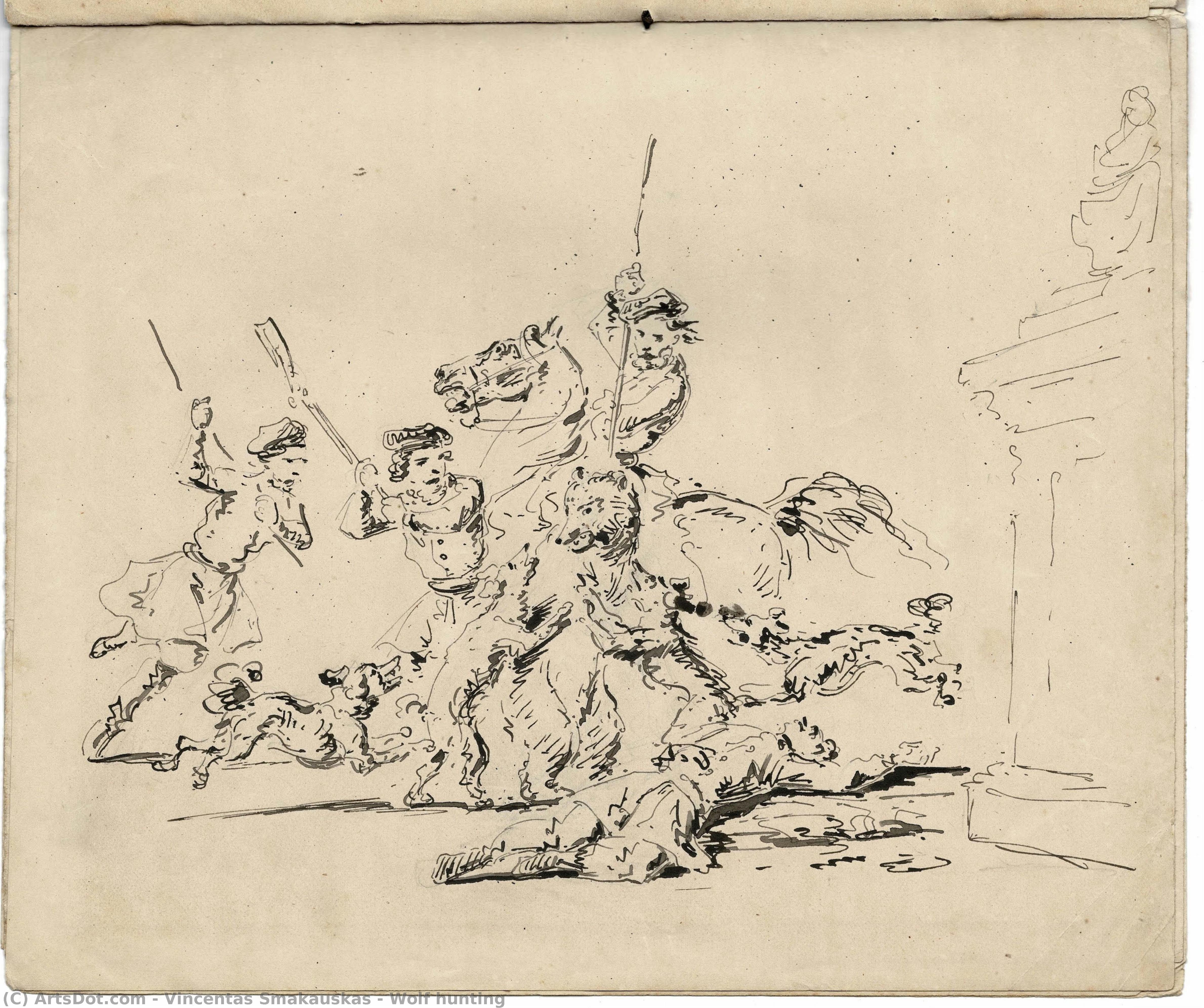 Wolf Hunting — Vincentas Smakauskas
