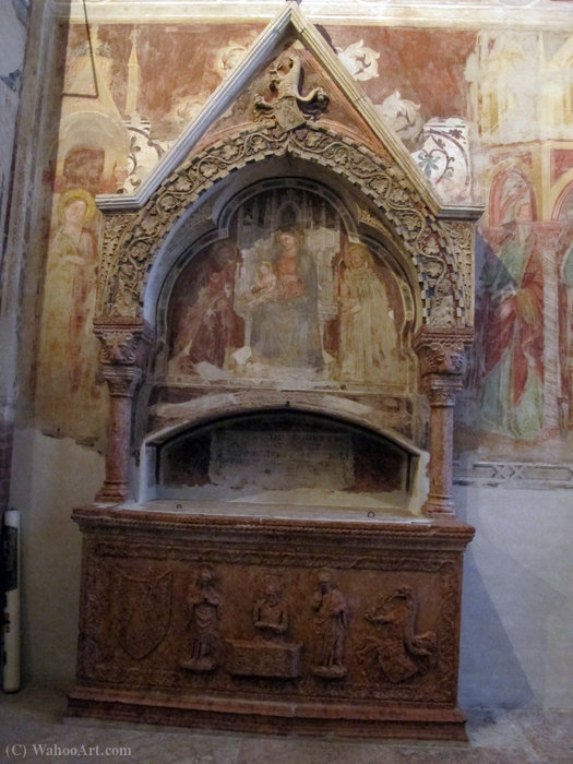 Salerni Chapel, The Tomb Of Giovanni Salerni And Frescoes By Stefano Zevio — Stefano Da Zevio