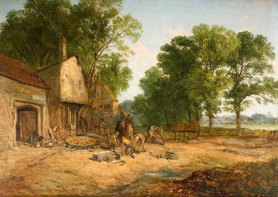 The Wheelwright's Shop — ジェームズ・オランダ