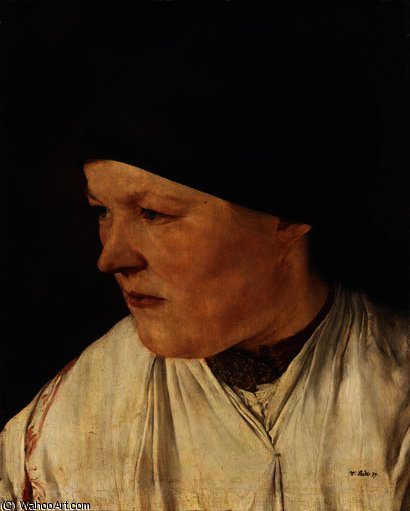 Kopf Eines Bauernmaedchens — Wilhelm Maria Hubertus Leibl