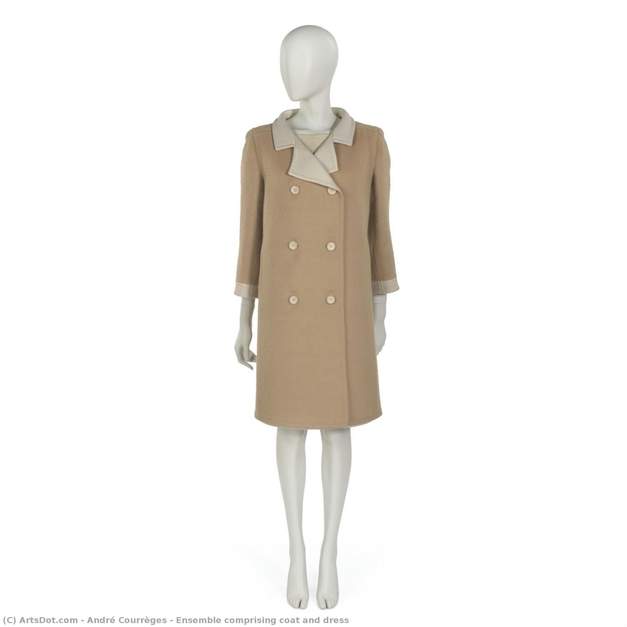 Ensemble Comprising Coat And Dress — André Courrèges
