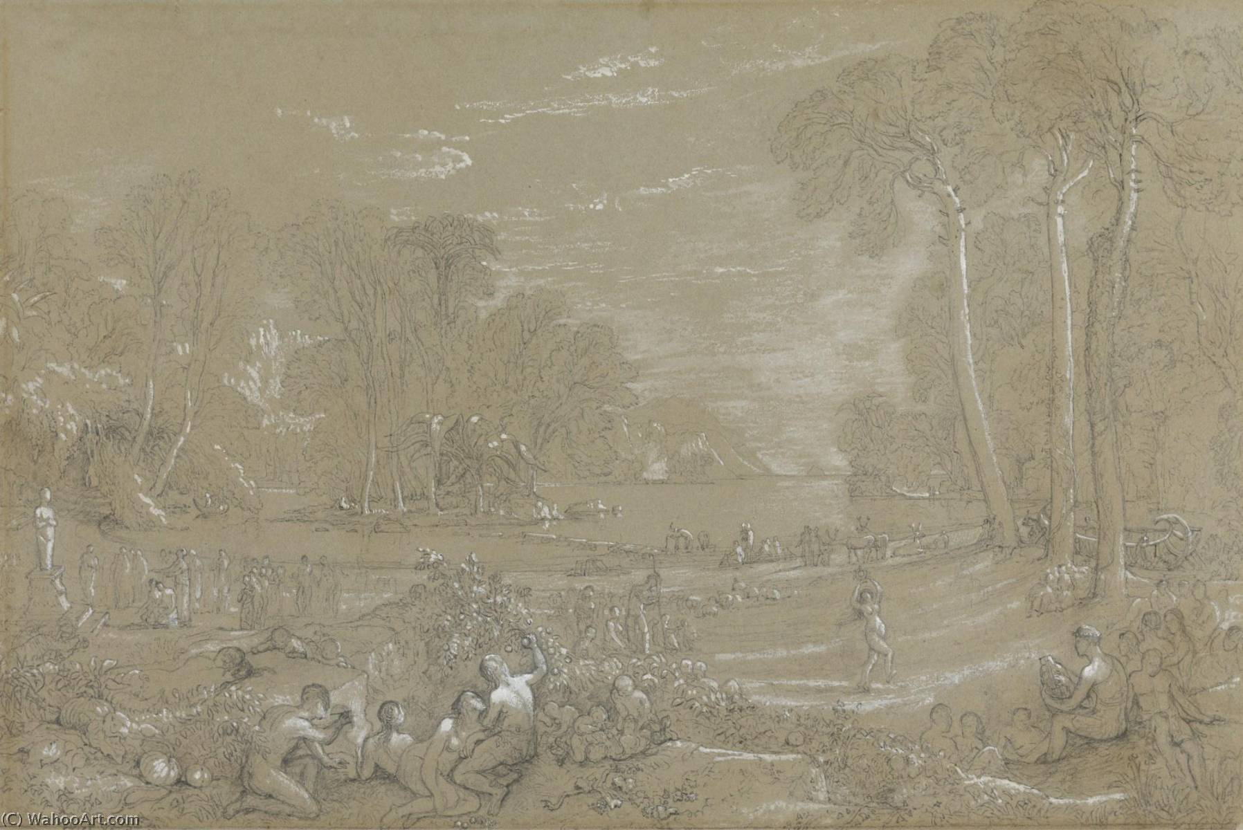 The Golden Age (study) — James Francis Danby