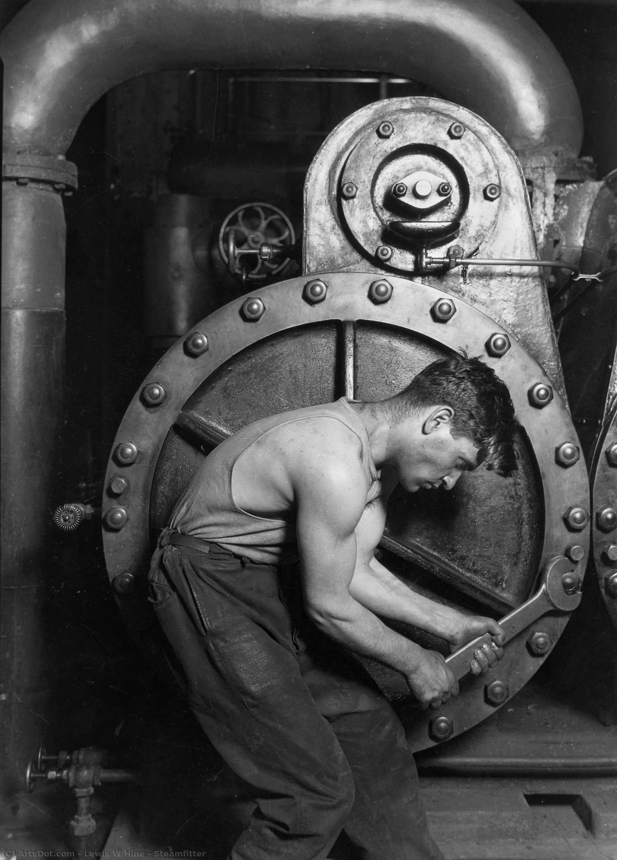 Steamfitter — Lewis Wickes Hine