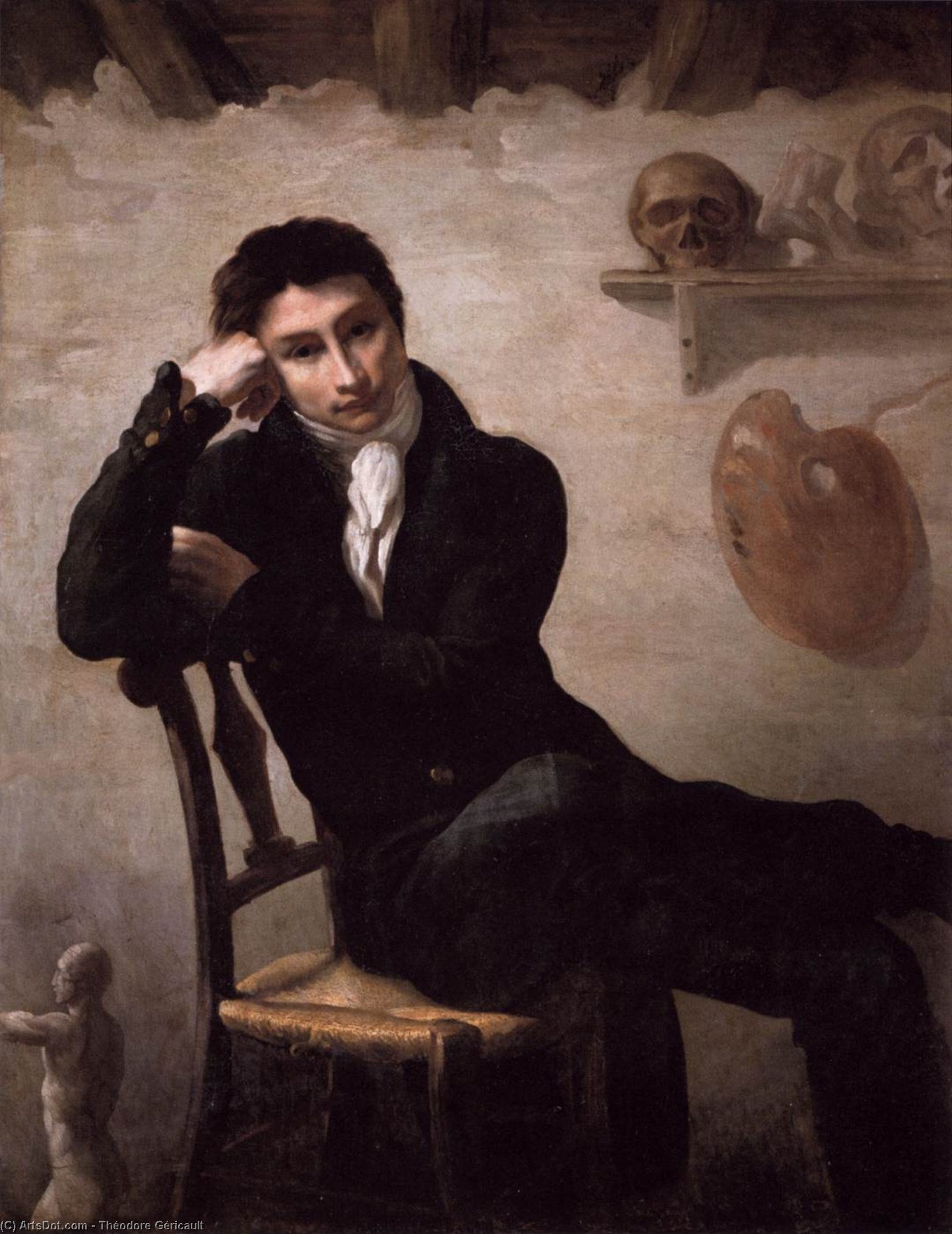 Portrait Of An Artist In His Studio — Теодор Жерико