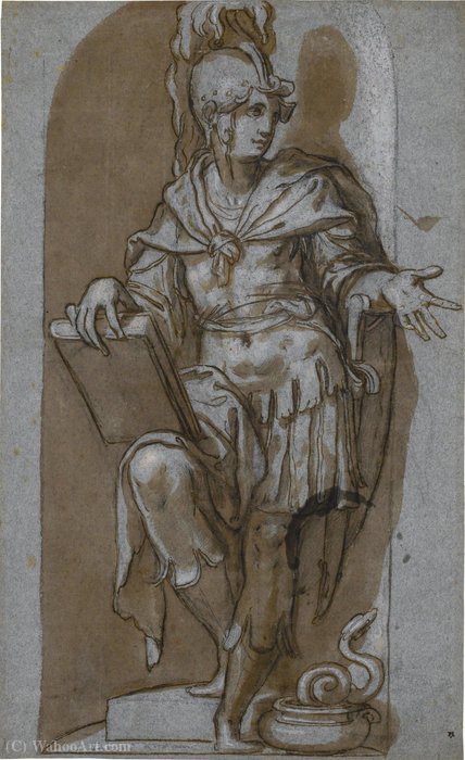 A Standing Soldier In A Niche, Possibly Attalus I Of Pergamon — Paolo Farinati