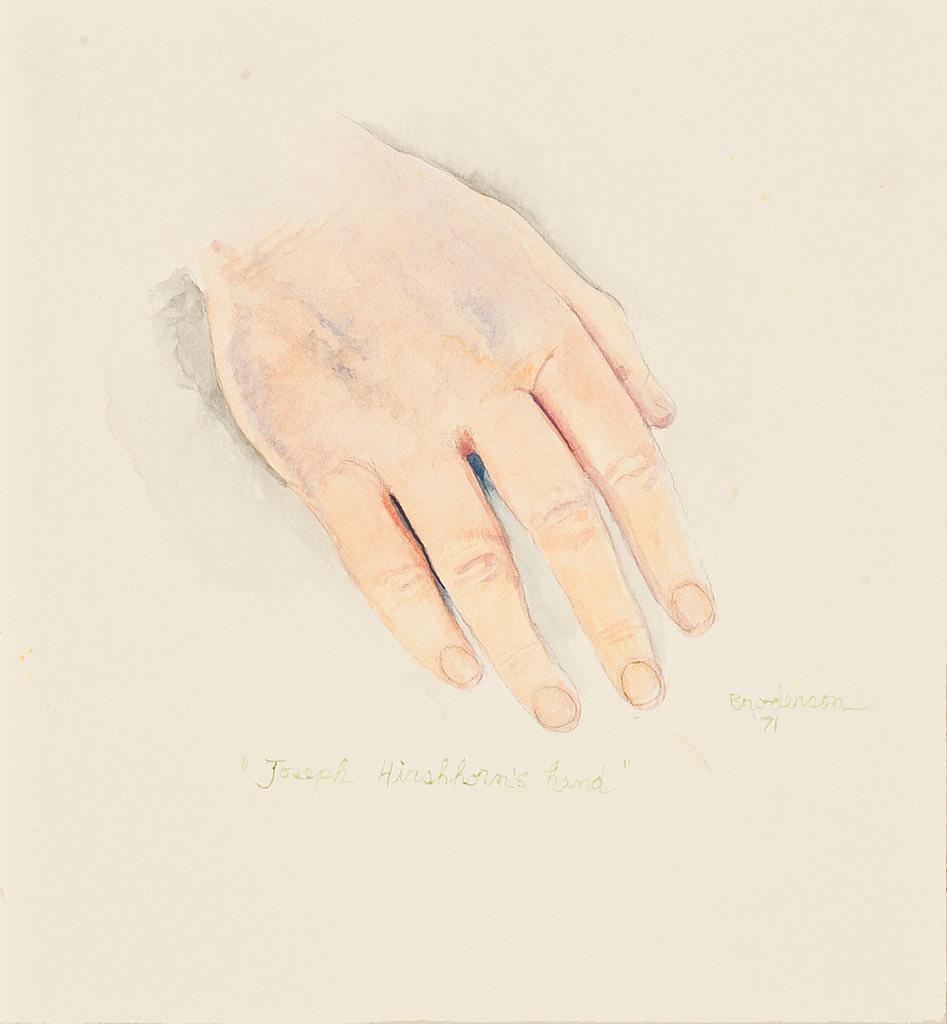 Joseph Hirshhorn's Hand — Morris Broderson