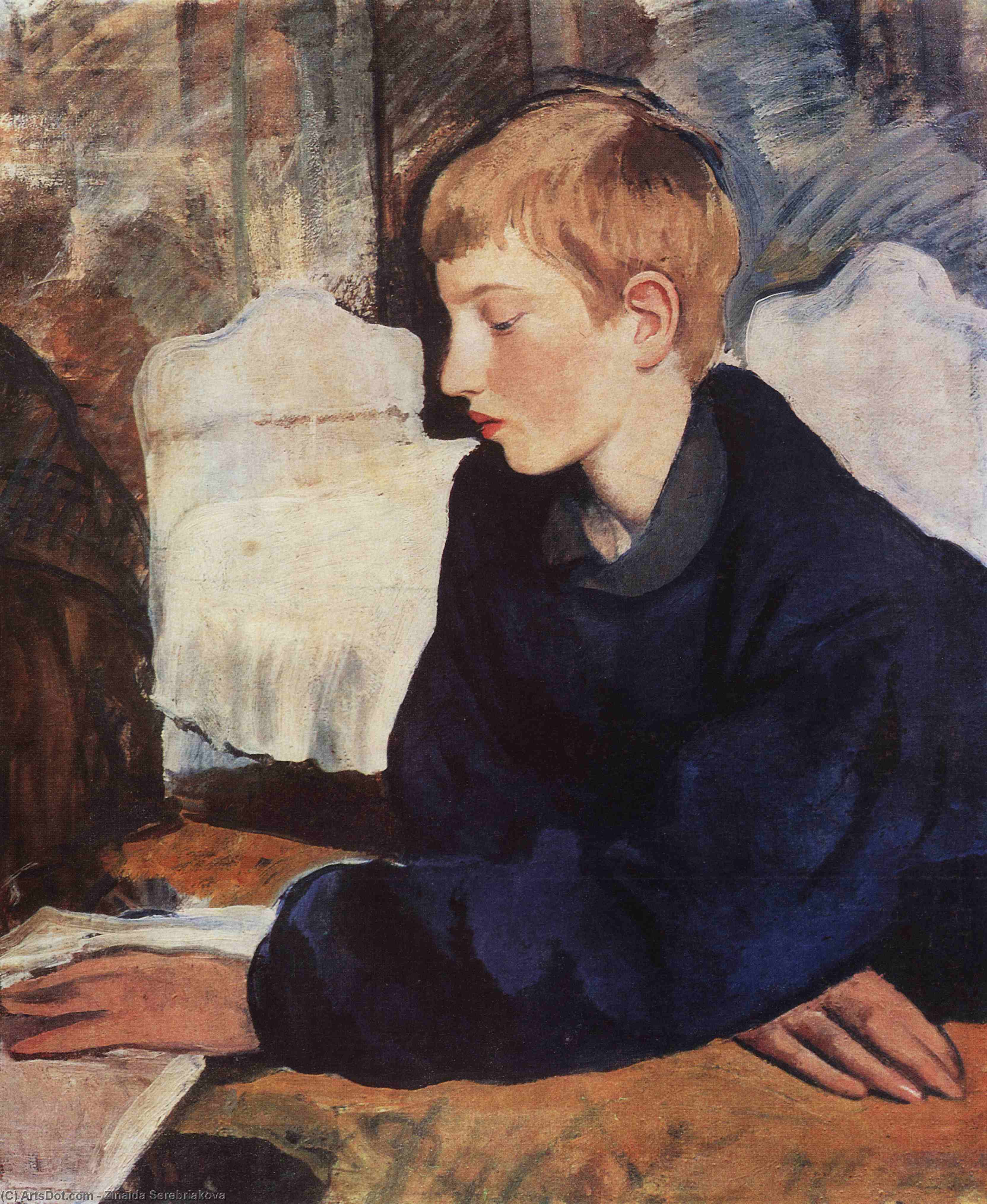 Eugene (portrait Of The Artist's Son) — Zinaida Serebriakova