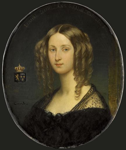 Portrait De La Princesse Louise D'orleans, Reine Des Belges — Joseph Désiré Court