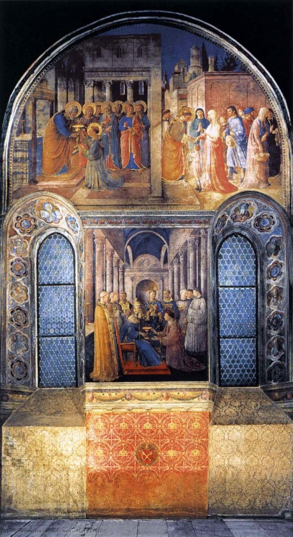 West Wall Of The Chapel — Fra Angelico