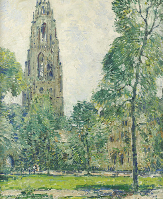Clock Tower, Harkness Memorial, (1930s) — Guy Carleton Wiggins
