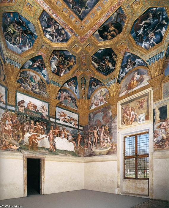 View Of The Sala Di Psiche (north And East Walls) — Giulio Romano