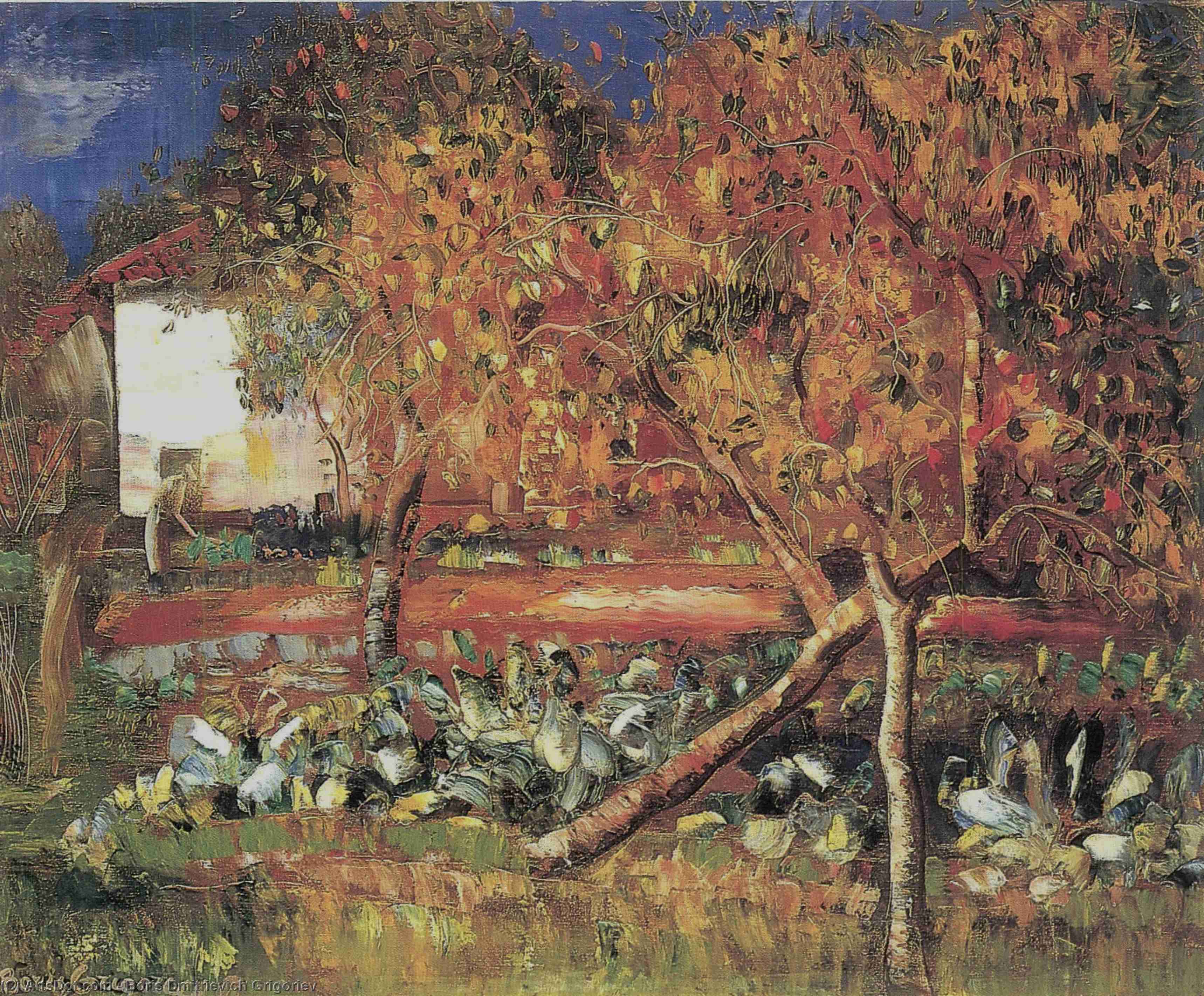 Garden At Villa Borisella — Boris Dmitrievich Grigoriev