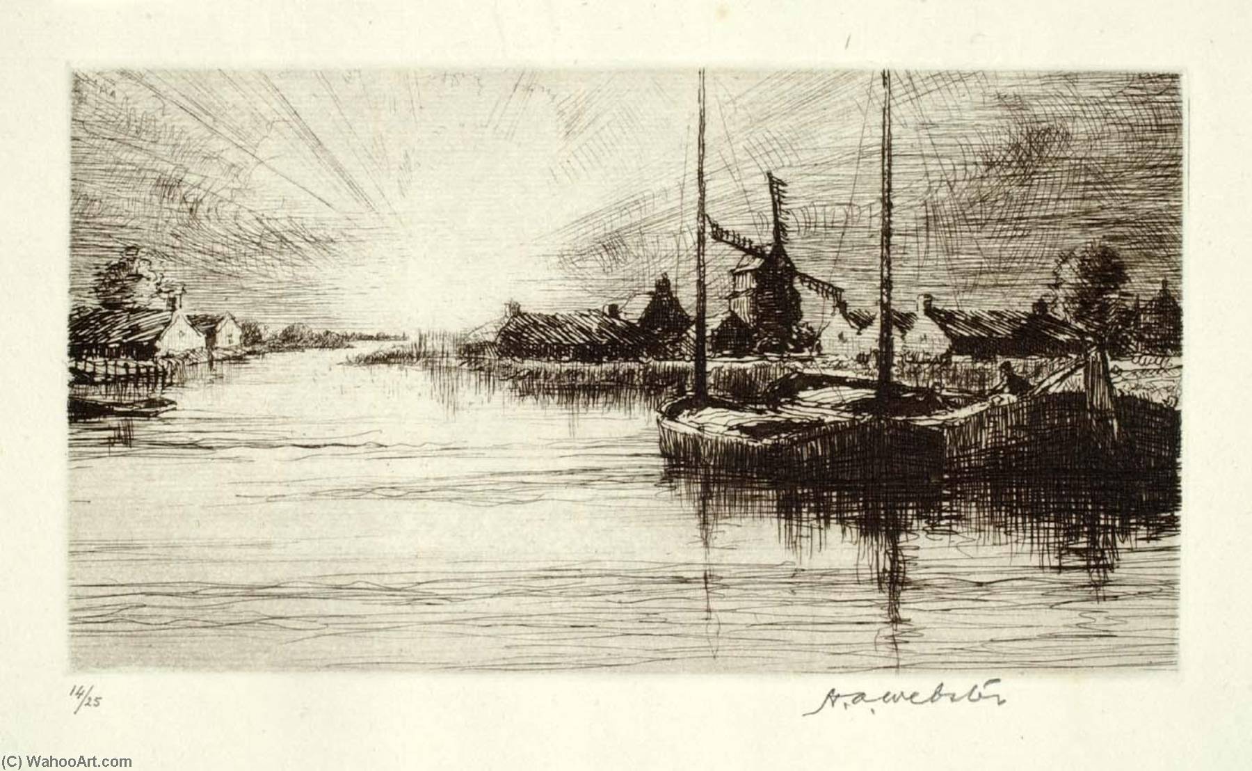 Canal De La Basse Colme Nord — Herman Armour Webster