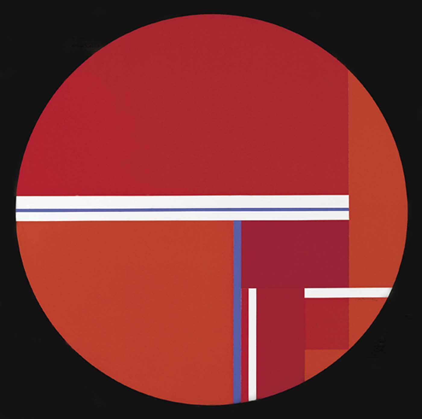 Tondo Variation In Red — Ilya Bolotowsky