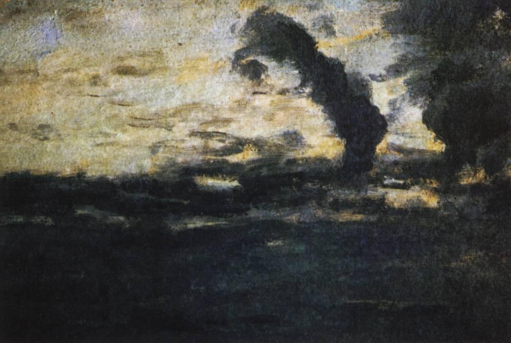 Cloudy Sky. Twilight. — Исаак Ильич Левитан