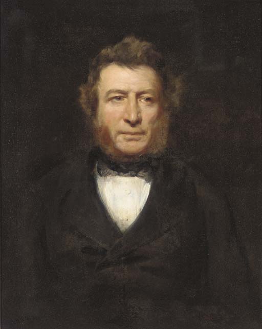 Portrait Of A Gentleman, Half-length, In A Black Coat And Bow Tie — Sir Hubert Von Herkomer