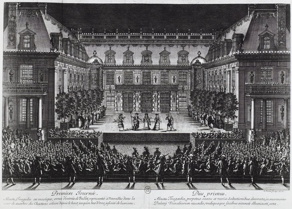 Performance Of Lully's Opera Alceste — Jean Le Pautre