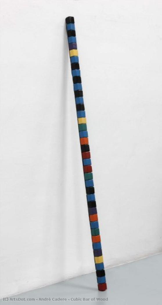Cubic Bar Of Wood — André Cadere
