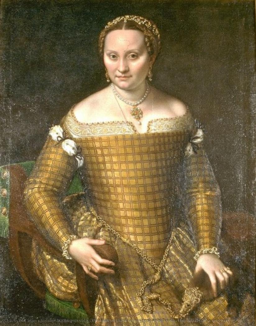 Portrait Of Bianca Ponzoni Anguissola, The Artist's Mother — Sofonisba Anguissola